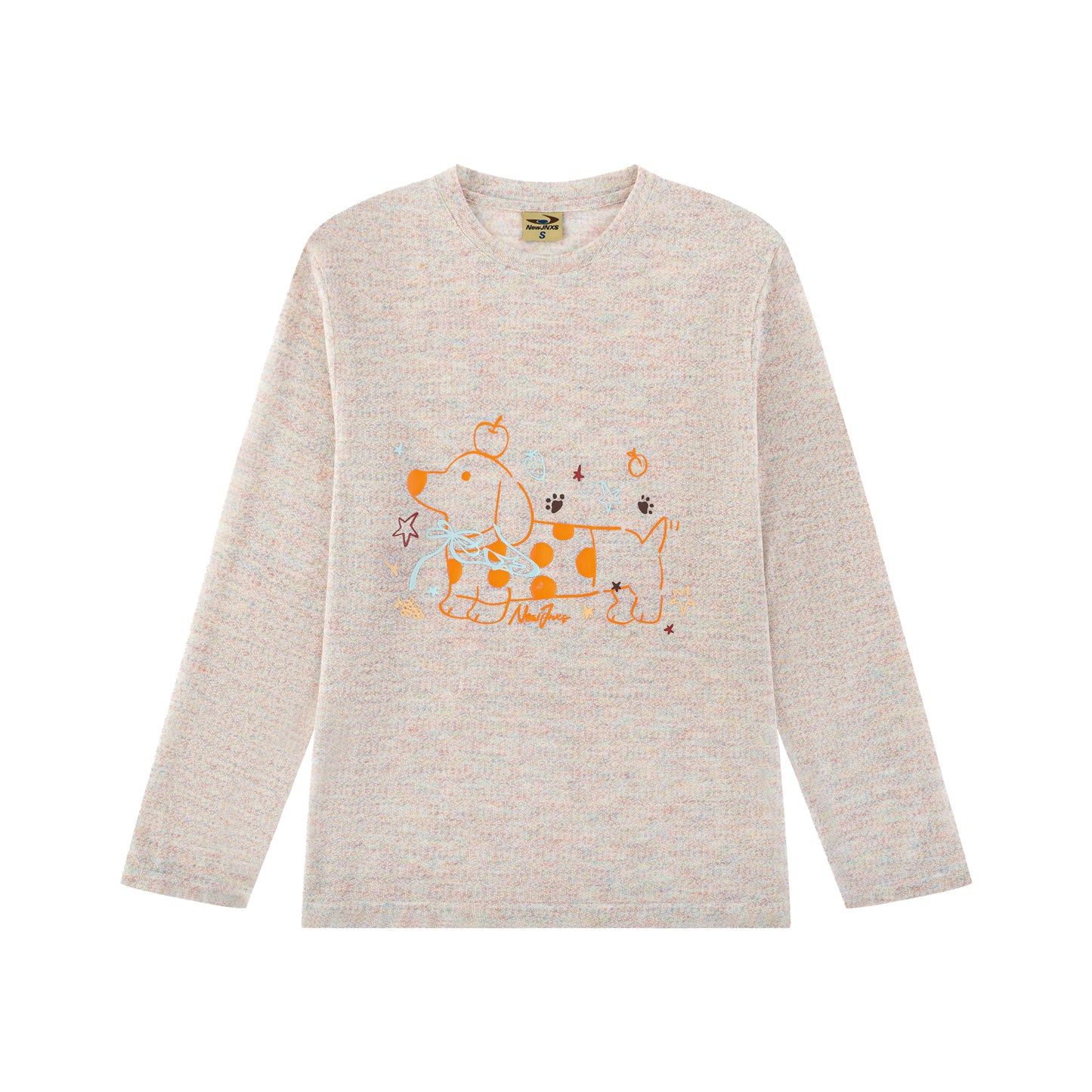 NewJNXS Polka Dot Dachshund Long Sleeve Top