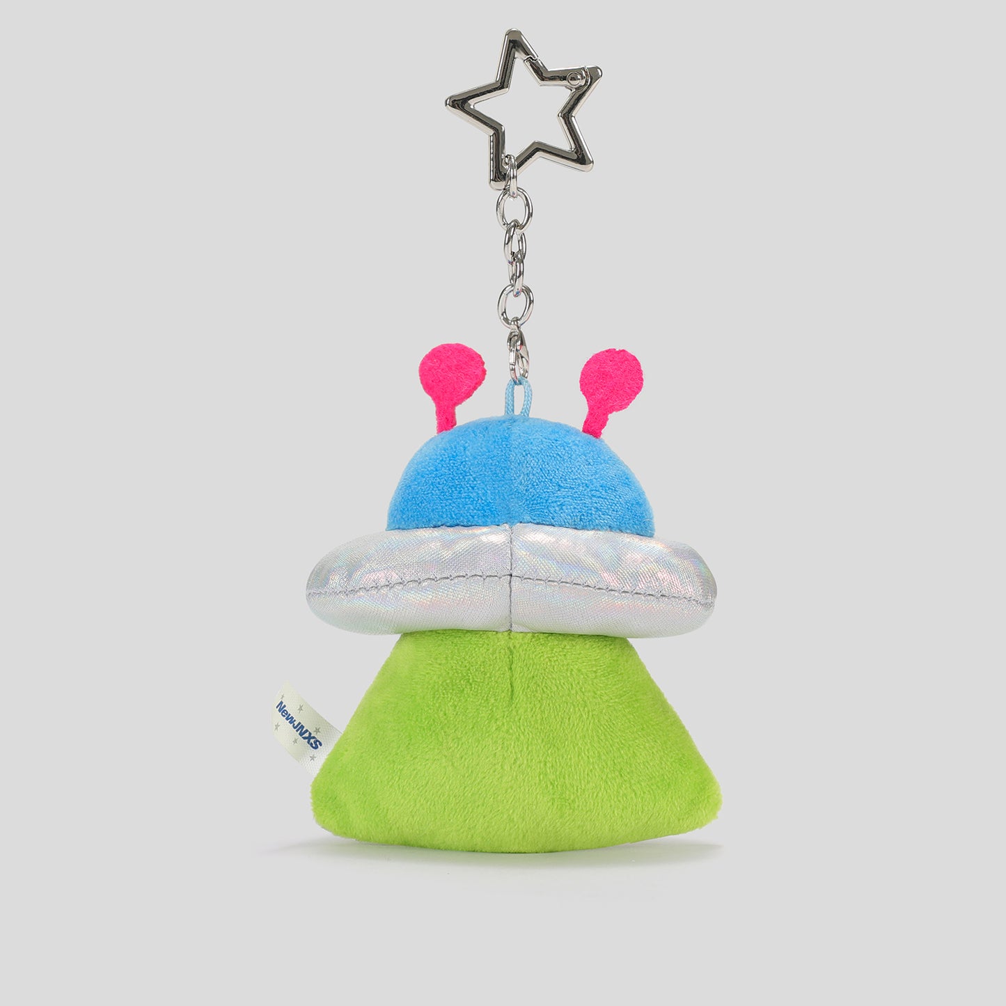 NewJNXS World Blue UFO Creature Plush Bag Charm