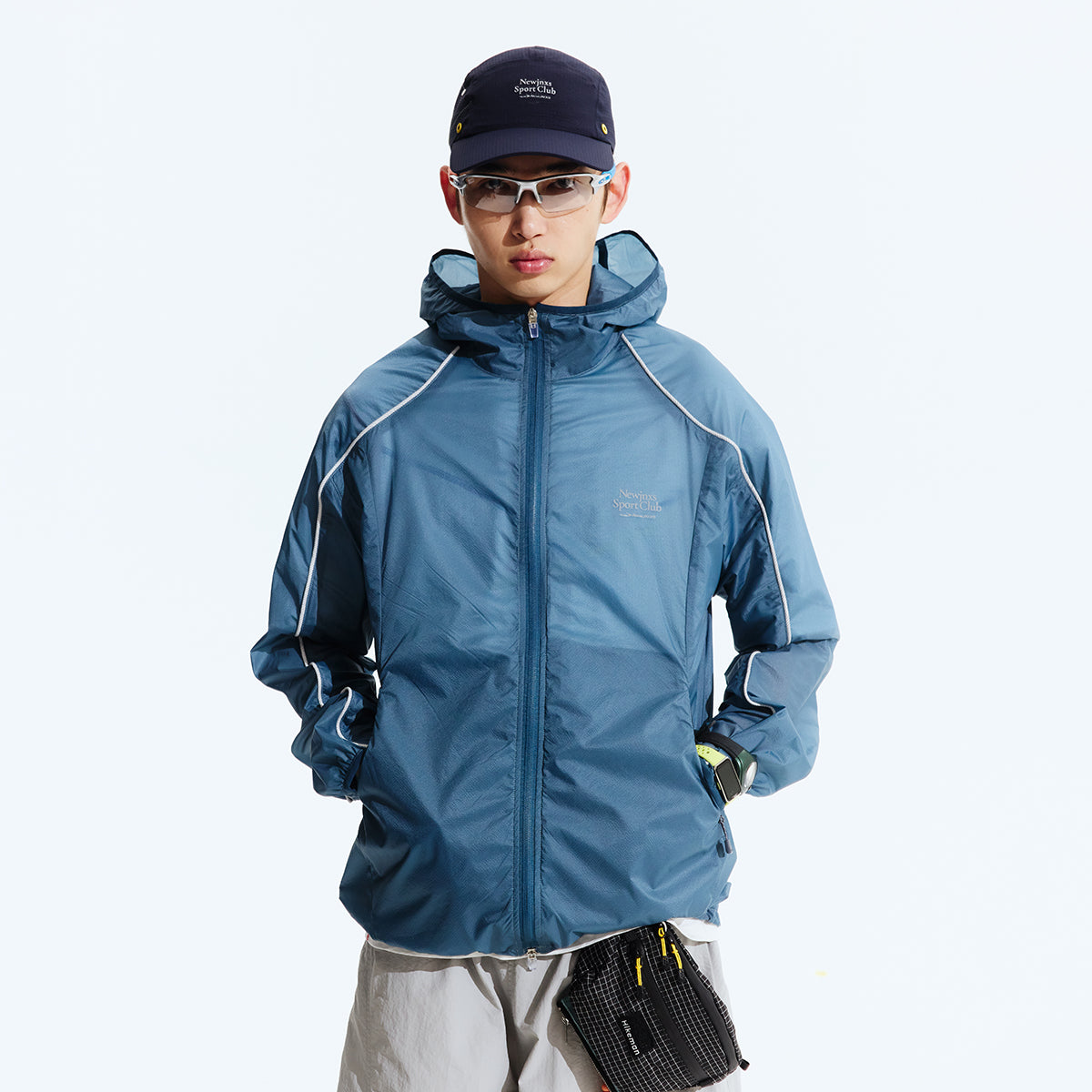 NewJNXS Ultra-Lightweight Water-Repellent Hooded Sun Jacket