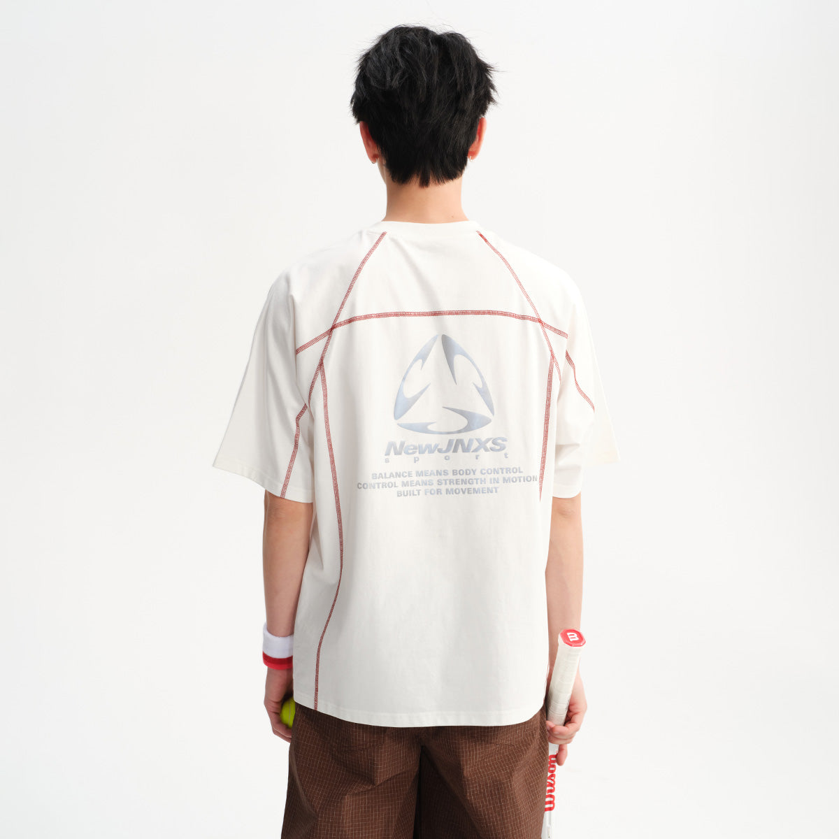 NewJNXS Sorona Quick-Dry UV Protection Reflective Stitch Tee