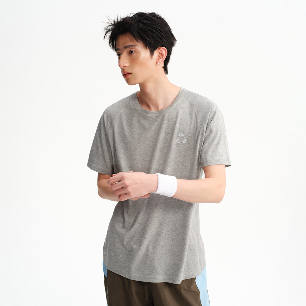 NewJNXS Modal Wool Reflective Print T-Shirt