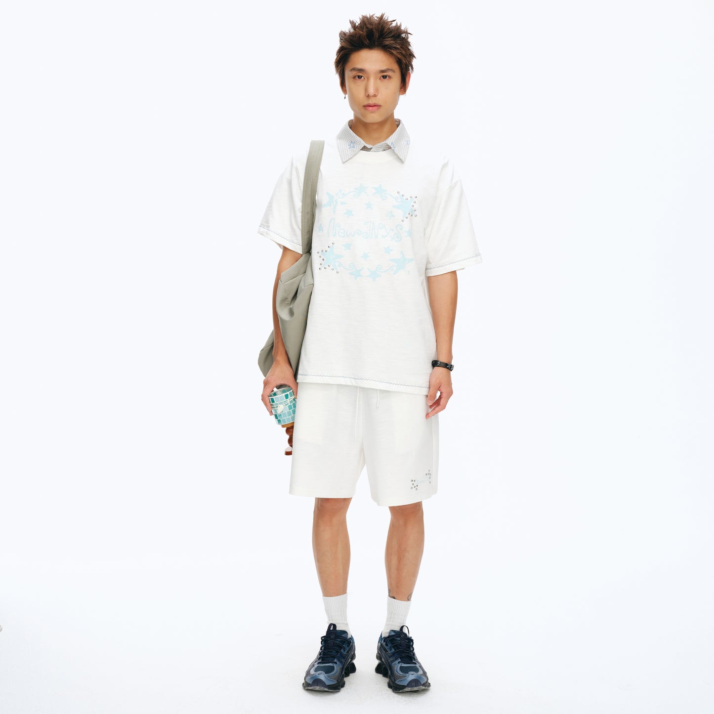 NewJNXS Starburst Logo Knit Tee Set