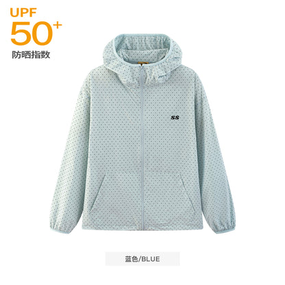 NewJNXS 「SS Collection」 Polka Dot Check Hooded UV Protection Jacket