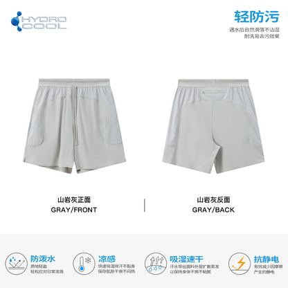 NewJNXS Men's Elastic Mesh Panel Breathable Sport Shorts – Outdoor Training & Running 4-inch Shorts