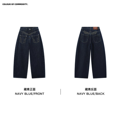 NewJNXS Angel Wings Embroidered Jeans