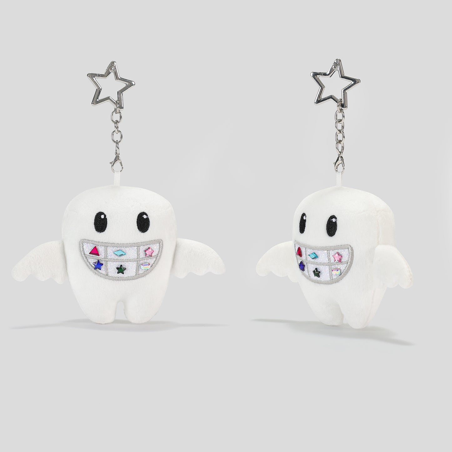 NewJNXS World Tooth Fairy Winged Tooth Plush Bag Charm