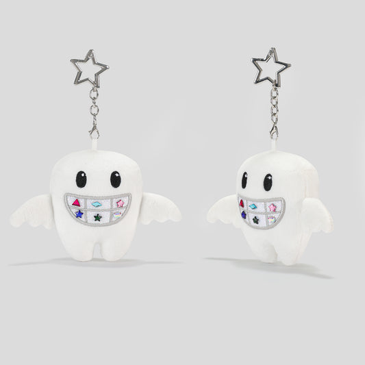 NewJNXS World Tooth Fairy Winged Tooth Plush Bag Charm