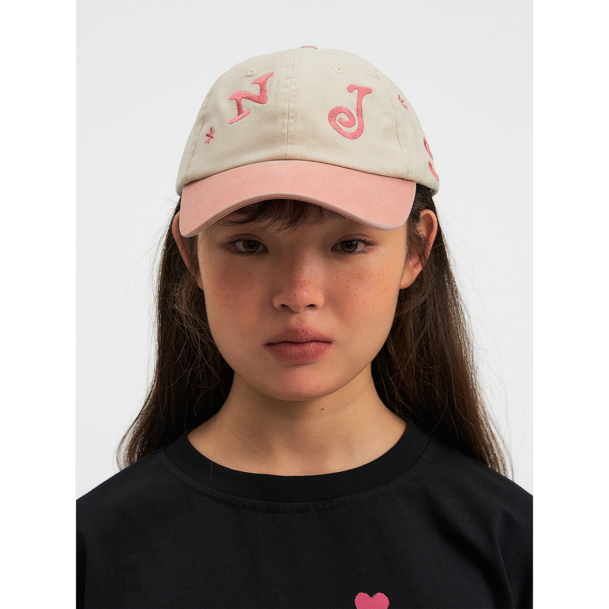 NewJNXS Color-Block Embroidered Baseball Cap