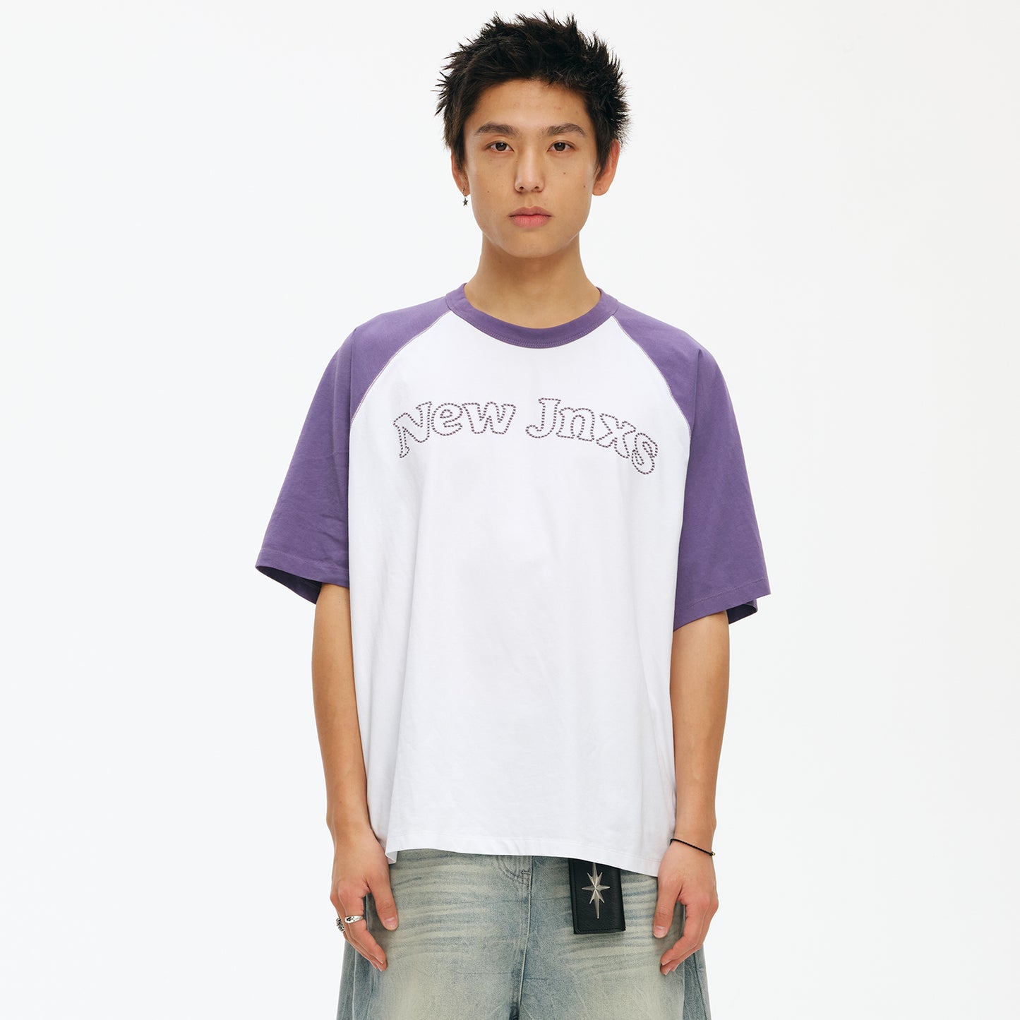 NewJNXS Cooling UV-Protective Contrast Raglan Tee