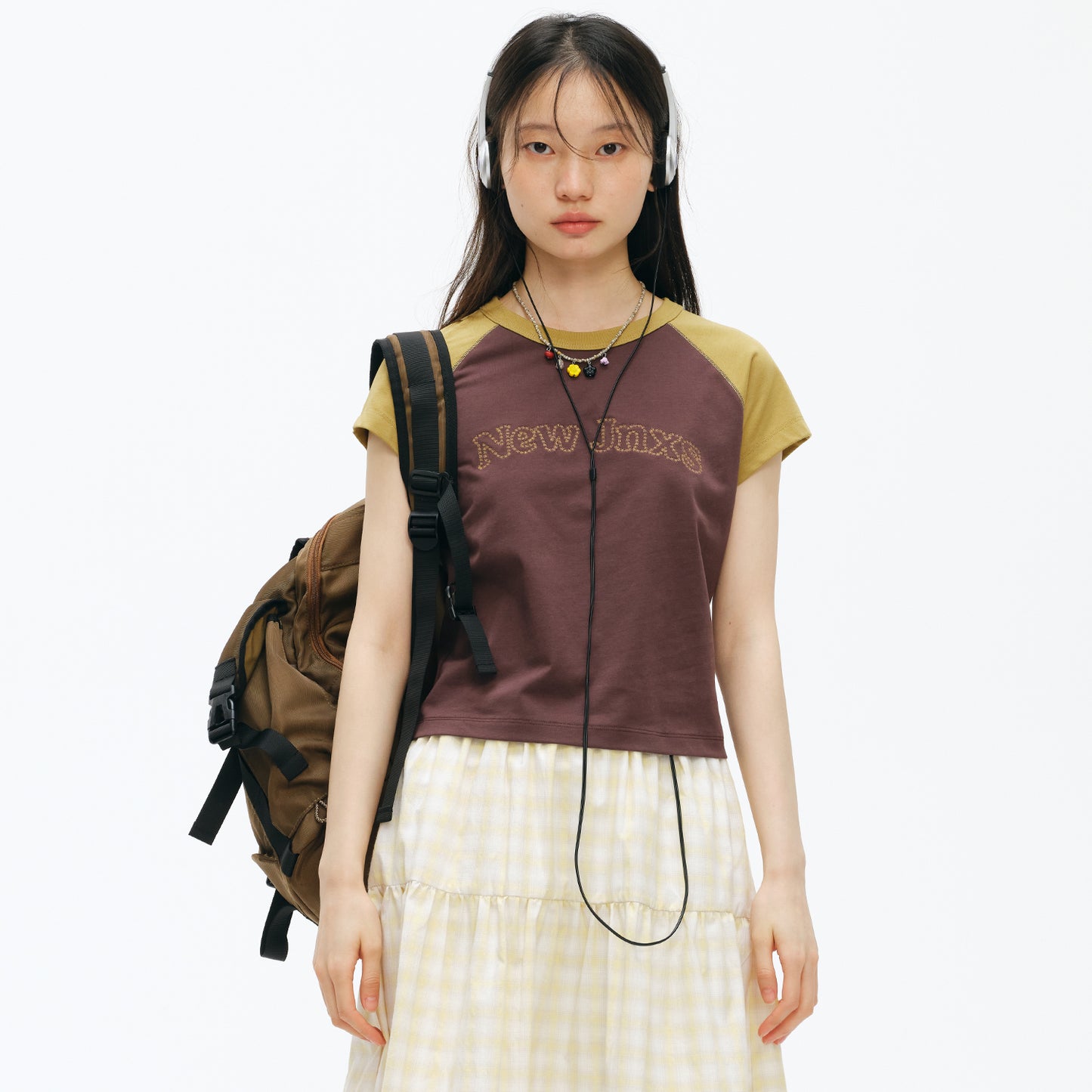 NewJNXS Cooling UV-Protective Contrast Raglan Tee