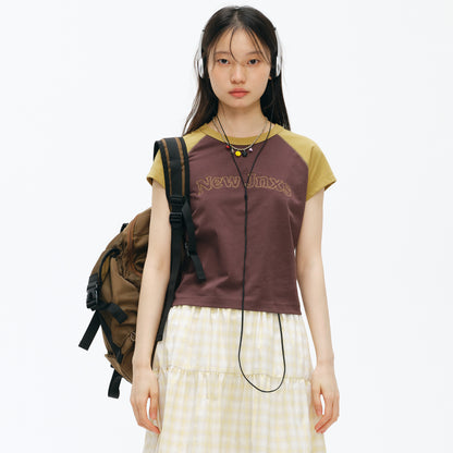 NewJNXS Cooling UV-Protective Contrast Raglan Tee