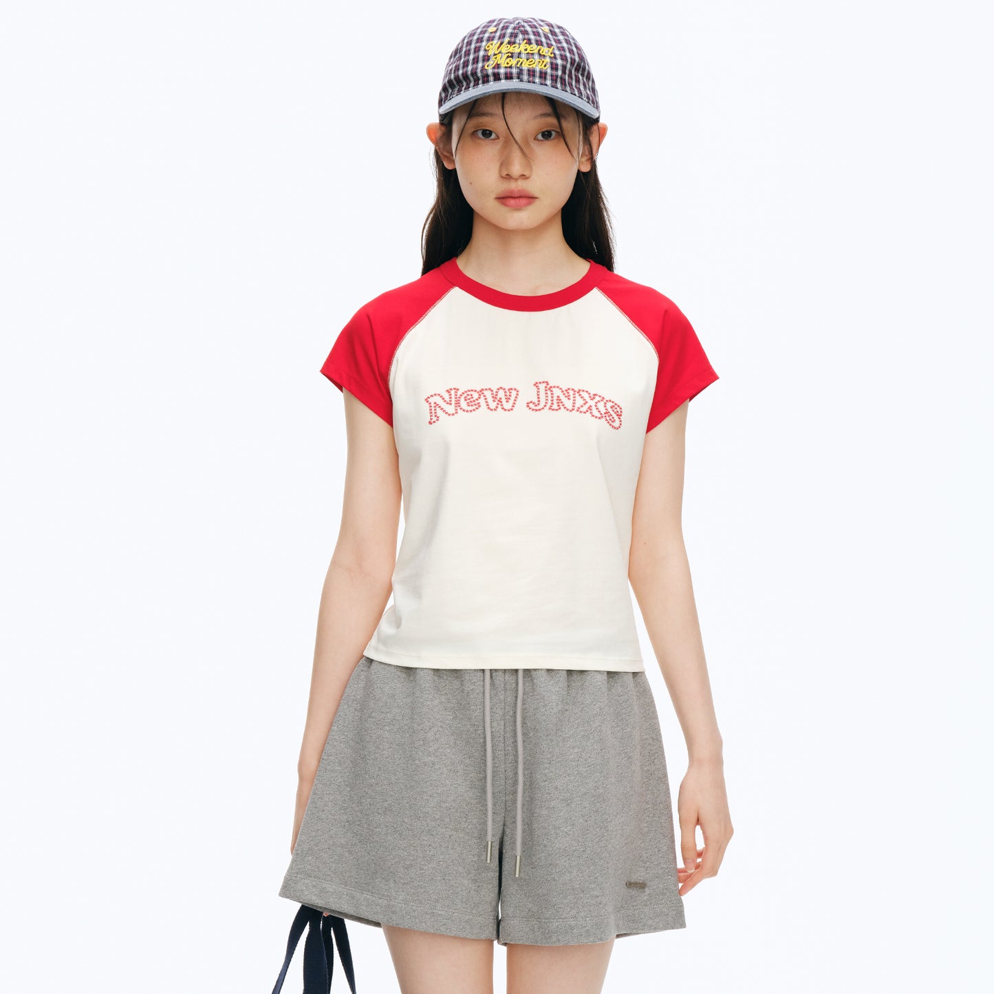 NewJNXS Cooling UV-Protective Contrast Raglan Tee