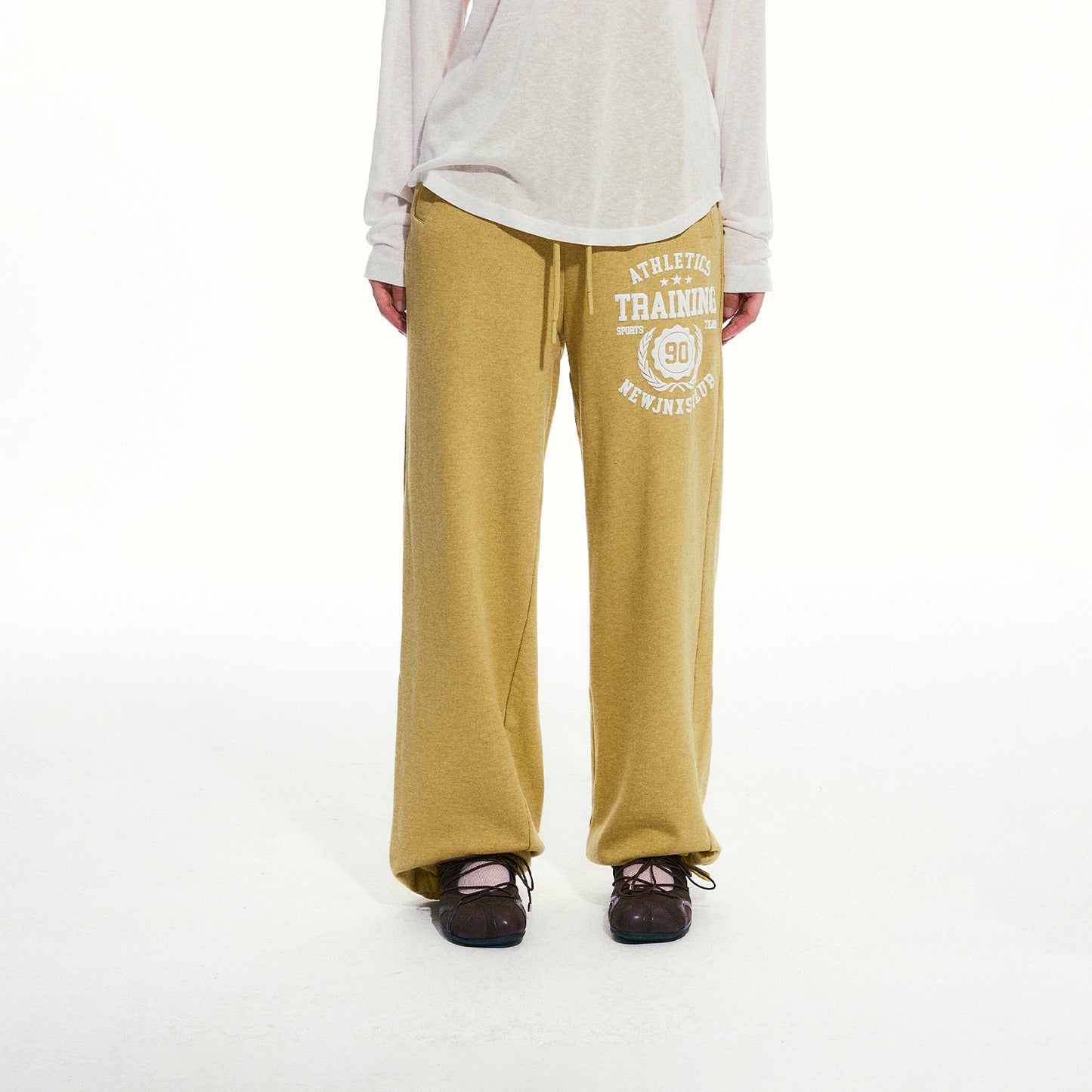 NewJNXS Puff Print Logo Sweatpants