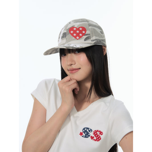 NewJNXS Distressed Camo Baseball Cap