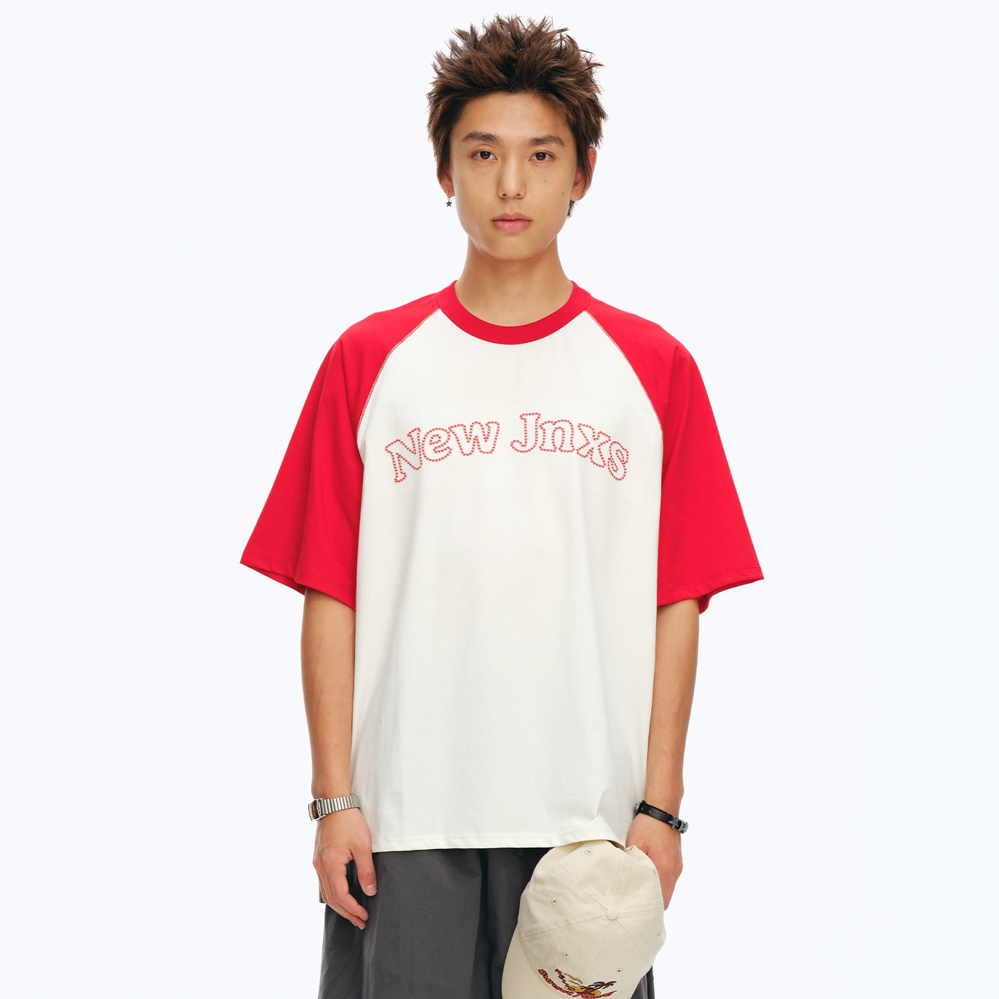NewJNXS Cooling UV-Protective Contrast Raglan Tee