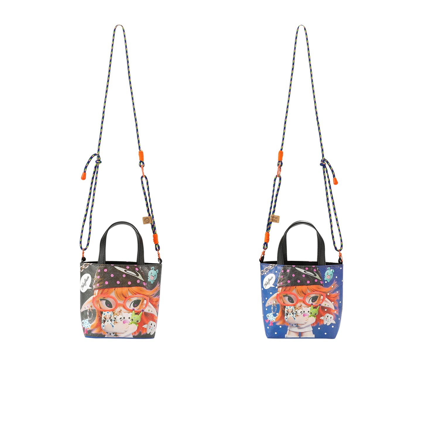 NewJNXS World Alien Girl Graphic Mini Crossbody Bag