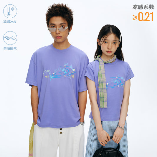 NewJNXS Seashell Ocean  Couple Tee
