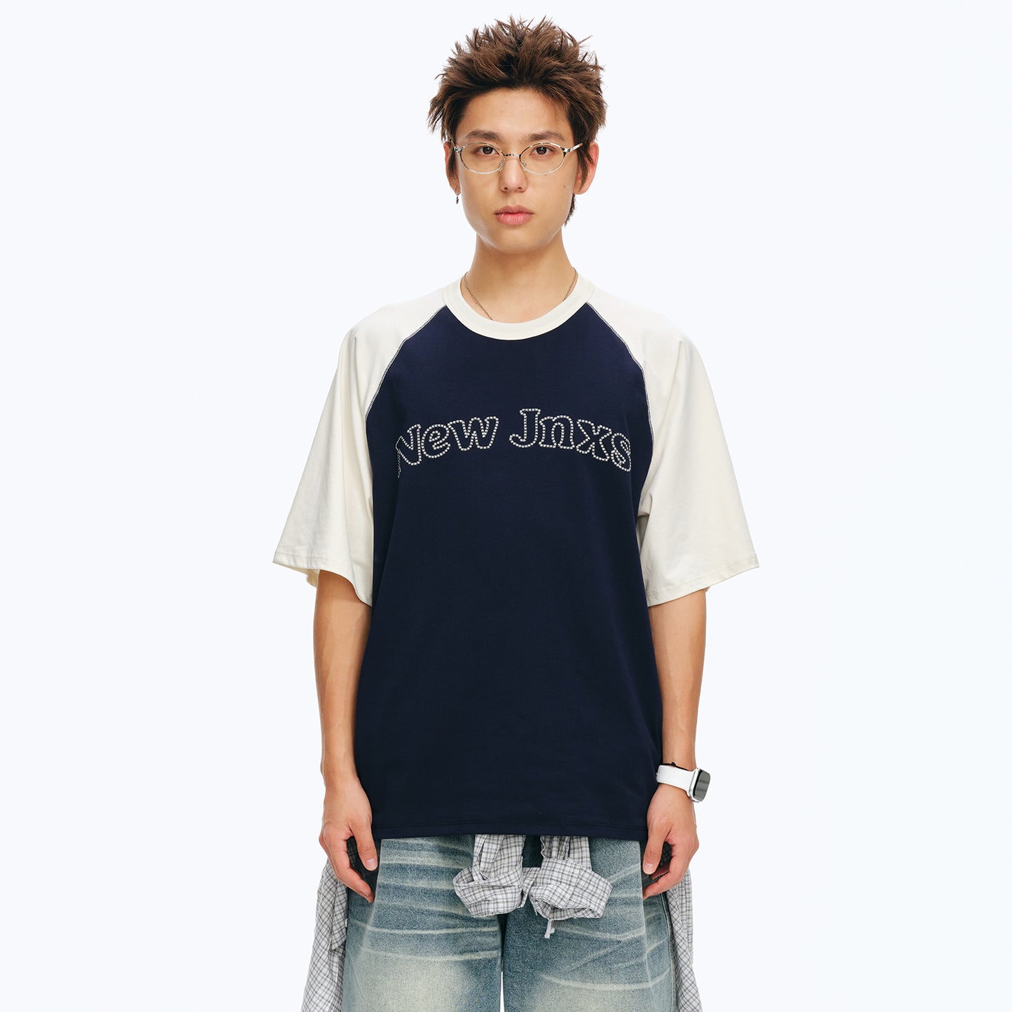 NewJNXS Cooling UV-Protective Contrast Raglan Tee