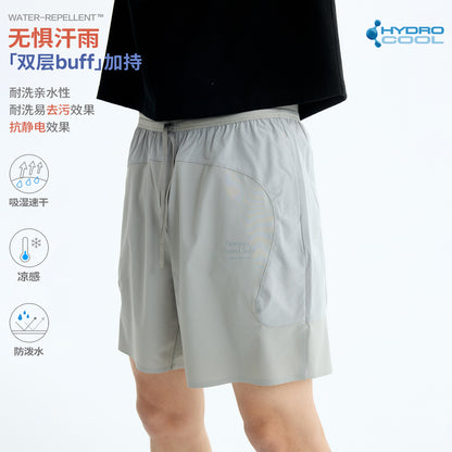 NewJNXS Men's Elastic Mesh Panel Breathable Sport Shorts – Outdoor Training & Running 4-inch Shorts