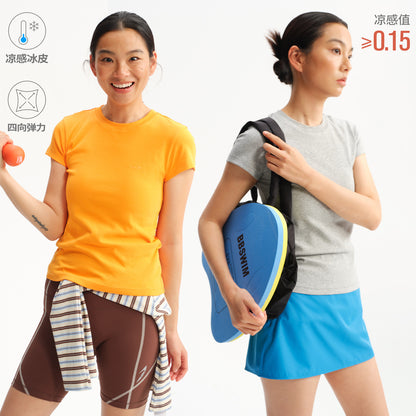 NewJNXS  Cooling Fitted Athletic Basic T-Shirt