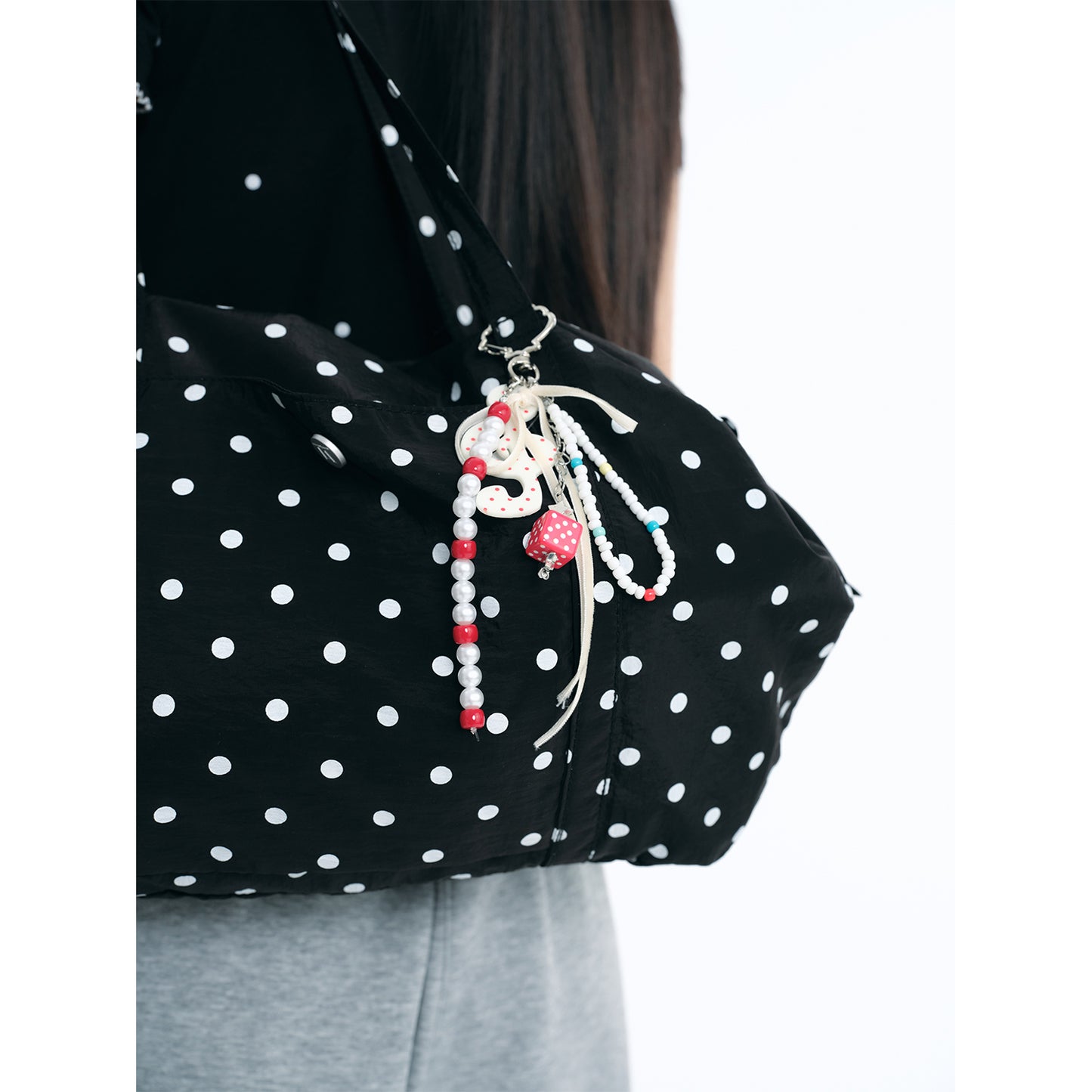 NewJNXS Polka Dot & Music Note Beaded Charm Chain
