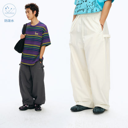 NewJNXS Water-Repellent Woven Straight-Leg Pants