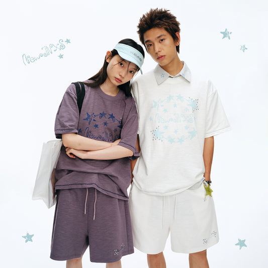 NewJNXS Starburst Logo Knit Tee Set