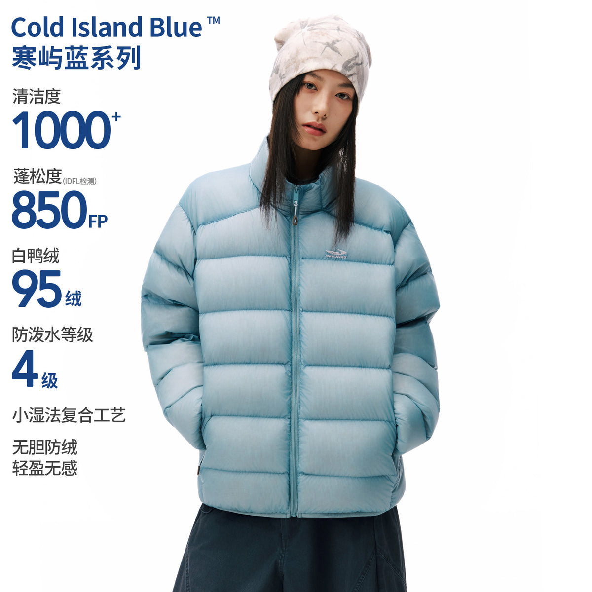 NewJNXS 「Cold Isle Blue Series」Cloudlight Down Jacket
