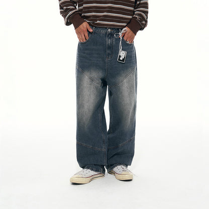 NewJNXS Relaxed Twill Wide-Leg Jeans