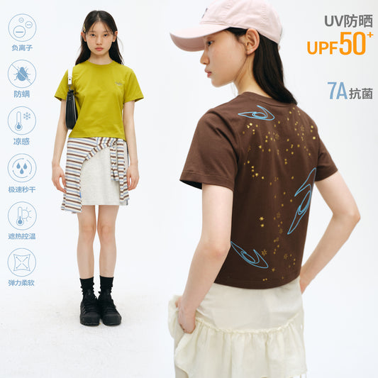 NewJNXS Foil Star Cropped Tee