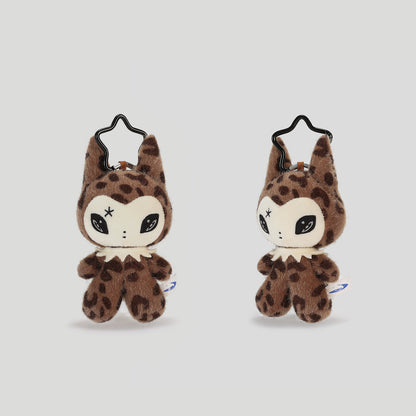 NewJNXS World Leopard Cat Plush Bag Charm