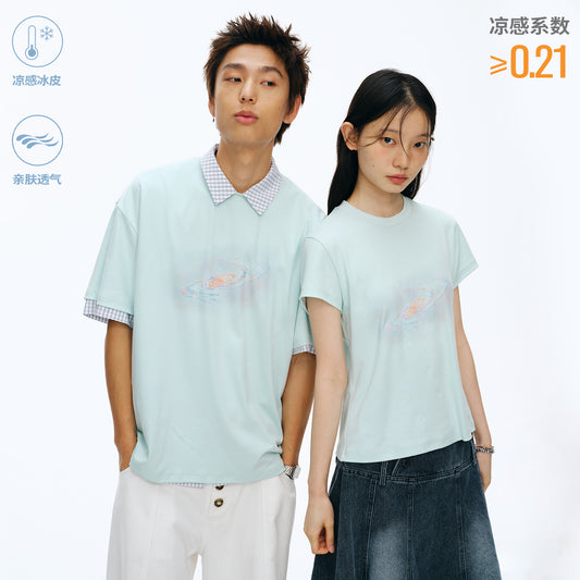 NewJNXS Star Galaxy Graphic Couple Tee