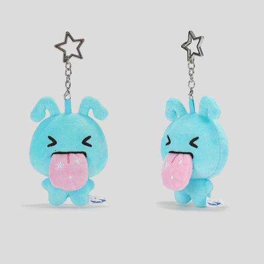 NewJNXS World Cute Tongue-Out Alien Plush Bag Charm