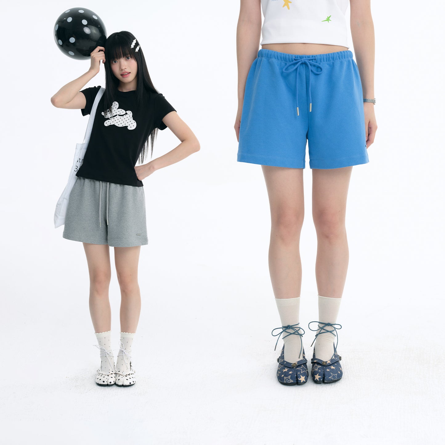 NewJNXS Drawstring Knit Shorts