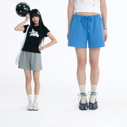NewJNXS Drawstring Knit Shorts