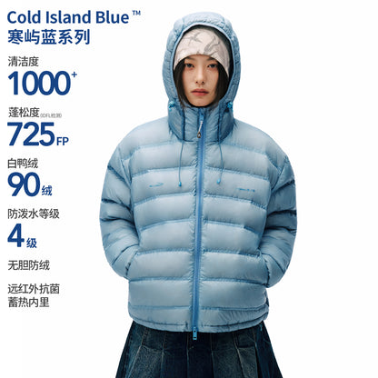 NewJNXS 「Cold Isle Blue Series」 Hooded Down Jacket