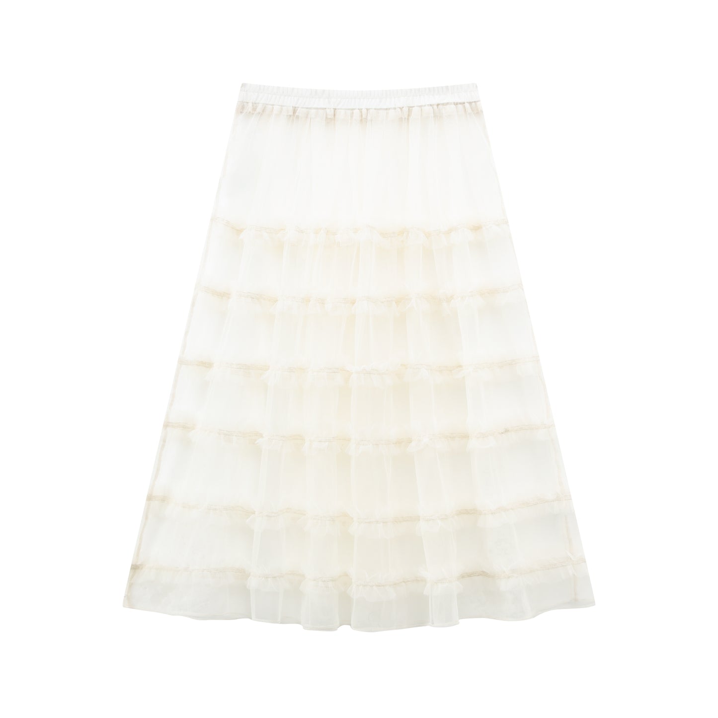 NewJNXS Lightweight Mesh Layering Skirt