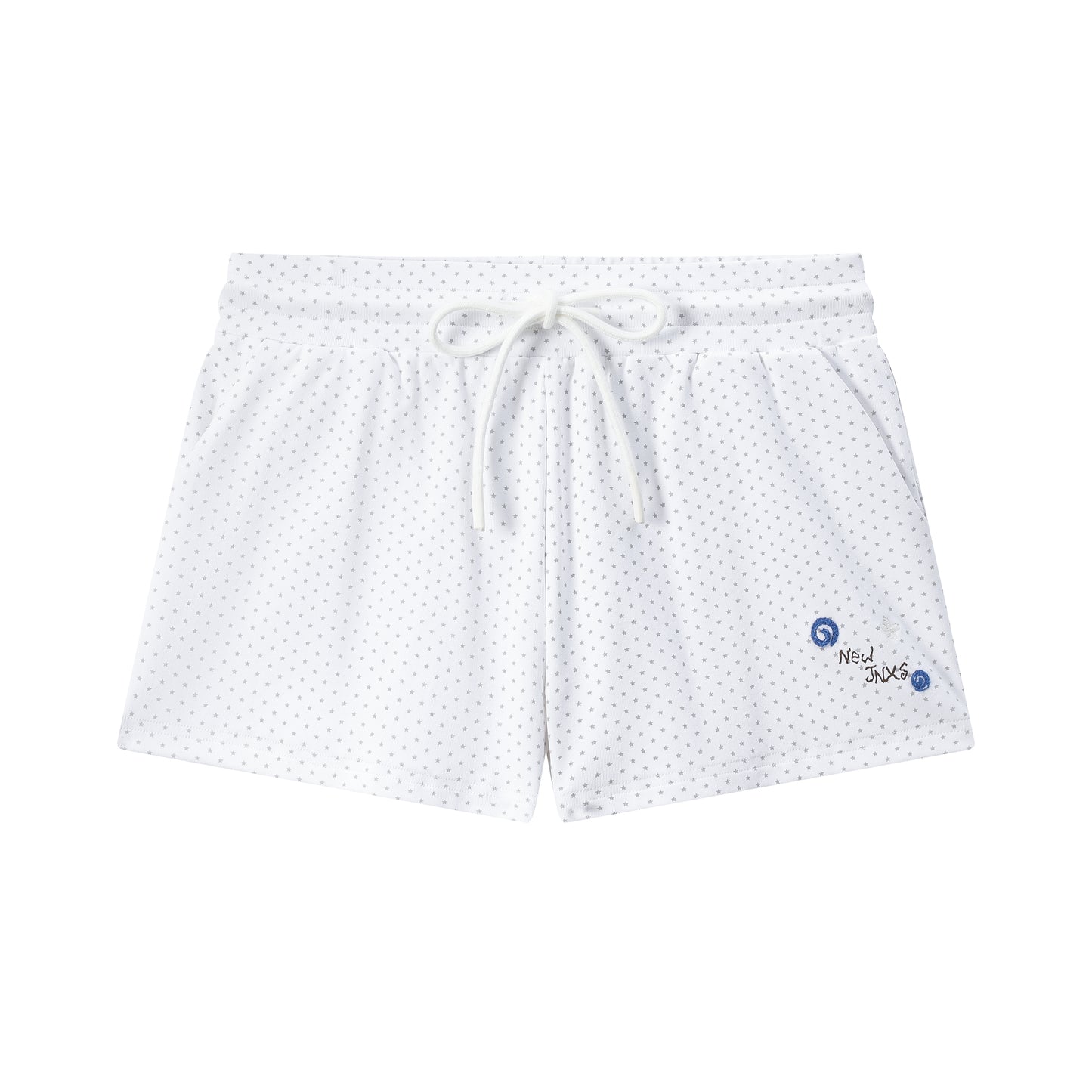 Glitter Pony Embroidered T-Shirt&Mini Shorts
