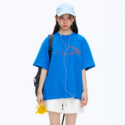 NewJNXS Quick-Dry UV Protection LOVE Graphic Tee