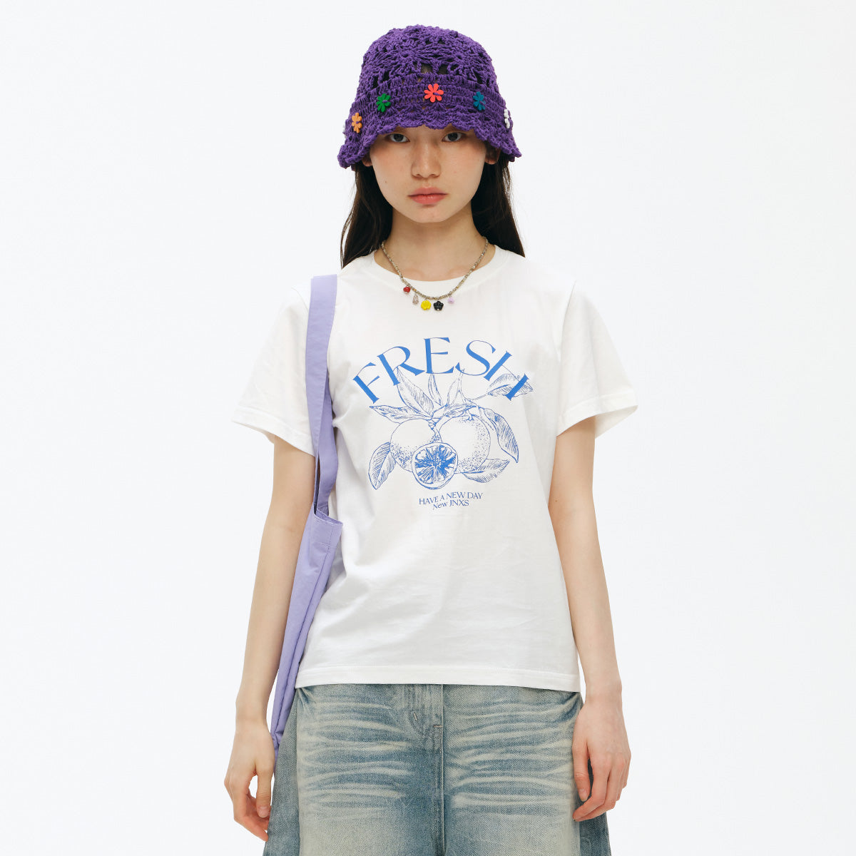 NewJNXS Summer Fruit Print Tee