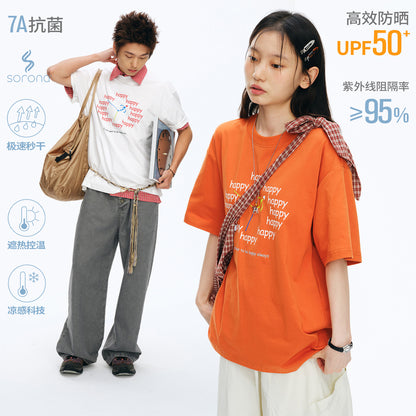 NewJNXS Happy Clock Graphic Sorona Oversized Tee