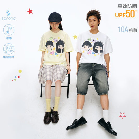 【NewJNXS x Kuku】 Sorona Cooling Quick-Dry Antibacterial Couple Tee