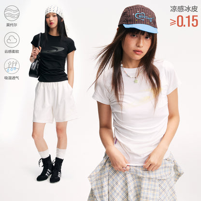 NewJNXS Cool Touch Modal Puff Print Tee