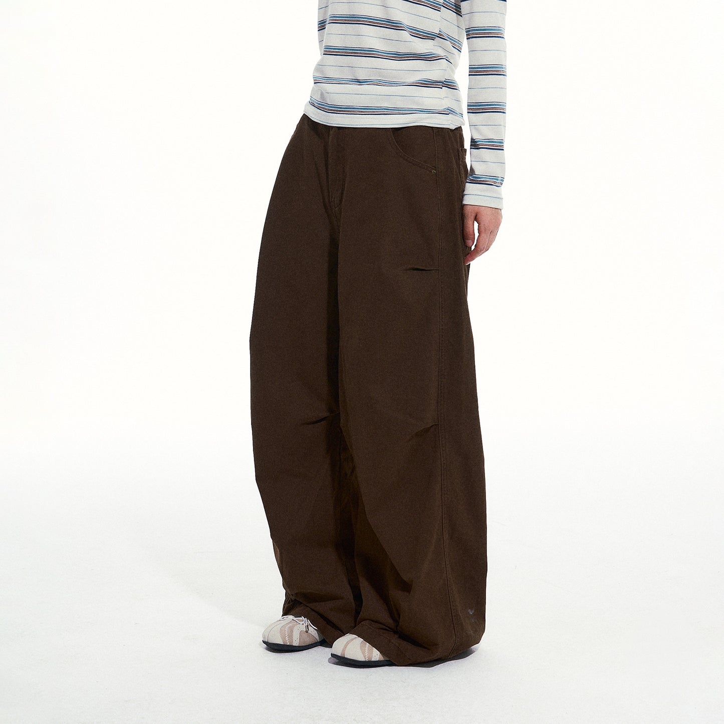 NewJNXS Vintage-Washed Twill Pants