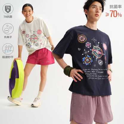 NewJNXS Compass Graphic Quick-Dry Outdoor Tee