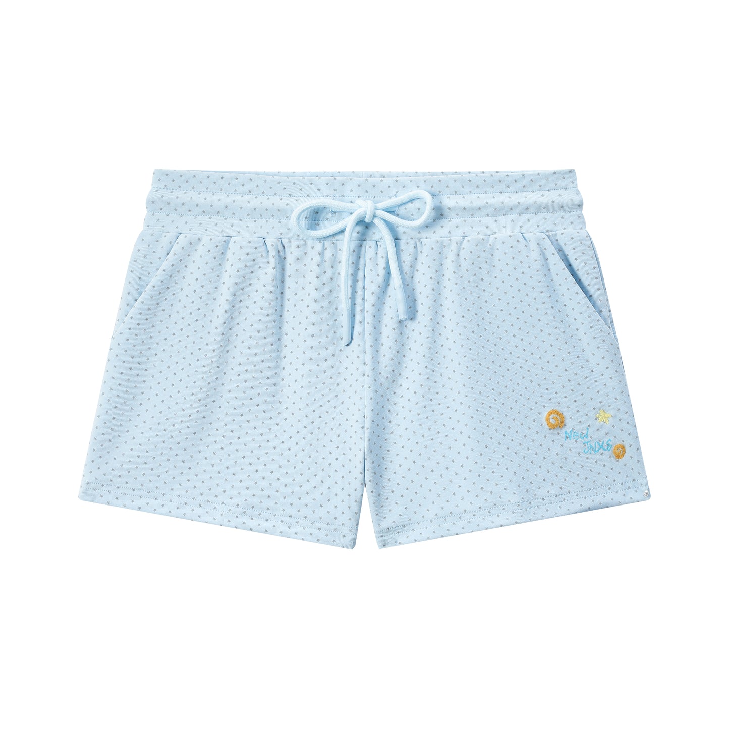 Glitter Pony Embroidered T-Shirt&Mini Shorts