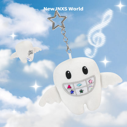 NewJNXS World Tooth Fairy Winged Tooth Plush Bag Charm