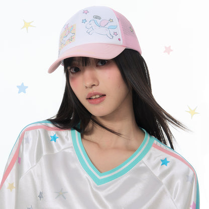【NewJNXS × Kuku 2.0】 Unicorn Star Mesh Baseball Cap