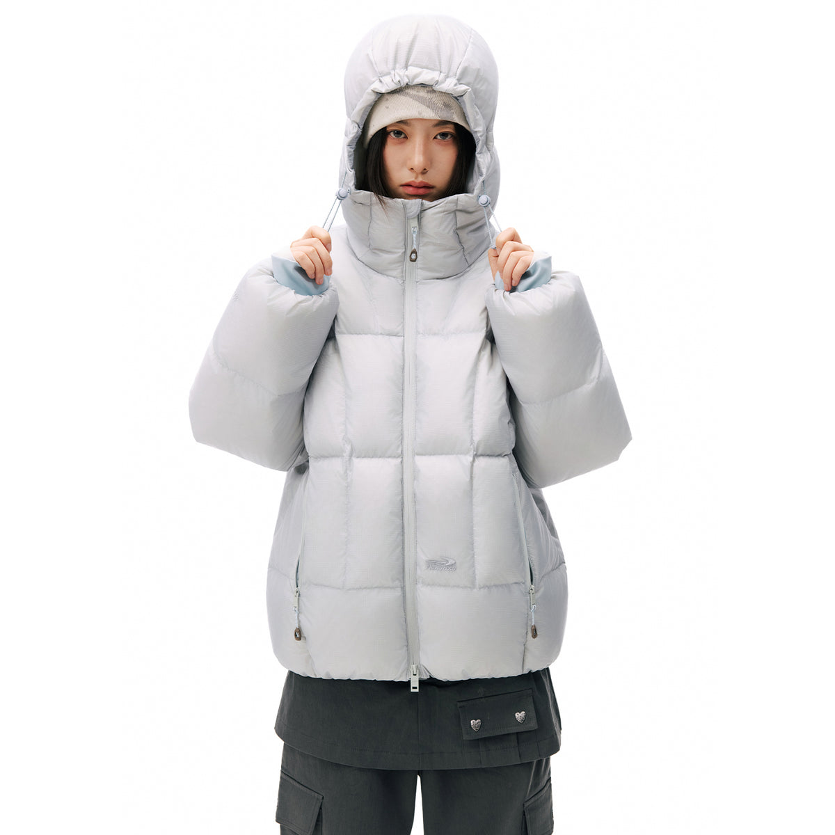 NewJNXS 「Cold Isle Blue Series」Windproof Down Puffer Jacket