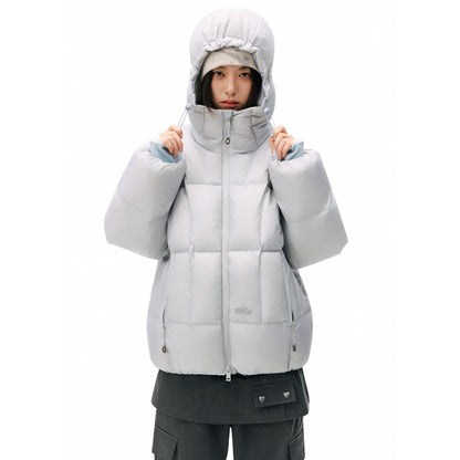 NewJNXS 「Cold Isle Blue Series」Windproof Down Puffer Jacket